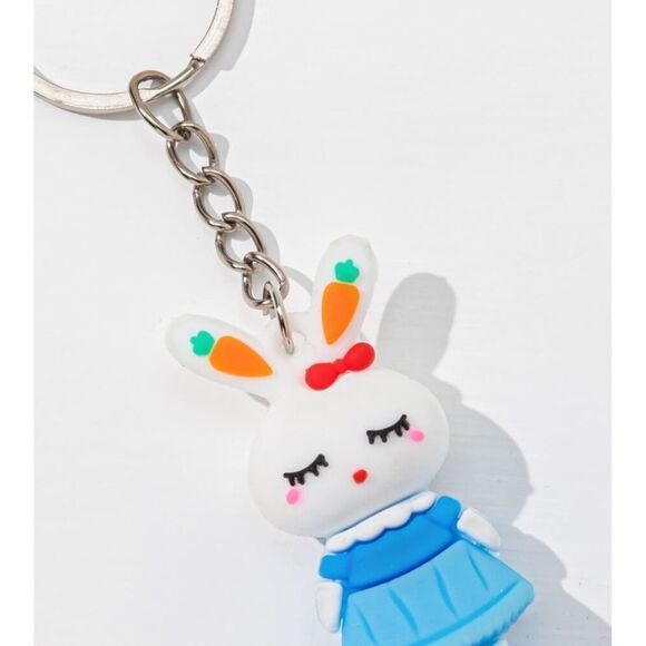 Cartoon Rabbit Keychain  - Picture 2 of 4